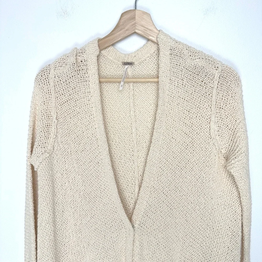 ASO Taylor Swift Free People Baja‎ Circle Back Cardigan Cream S